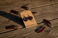 Carolina Gamecock Earrings - Rustic