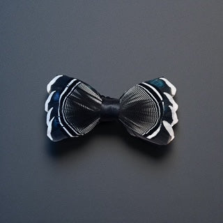 Timber Drake Feather Bow Tie